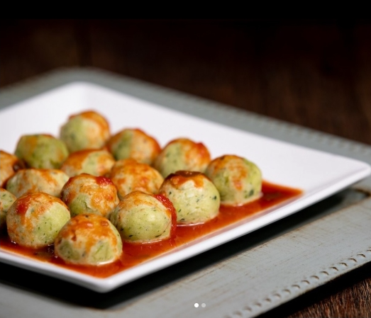 Nhoque de Espinafre / Batata Doce